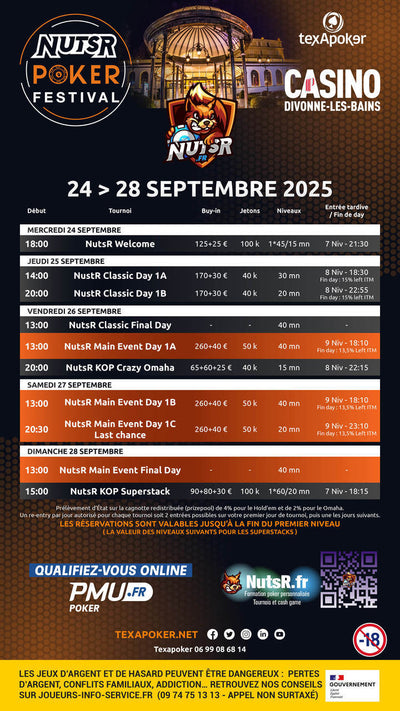 NutsR Poker Festival 2025 : Hendaye devient la capitale du poker